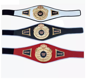 Cinturón de Campeonato de Boxeo y Lucha Libre Personalizado, Profesional, de Cuero y Metal, 2 cm de Grosor, Tamaño Personalizable - Product Image 4