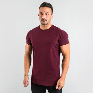 Camiseta Deportiva para Hombre 2024, 95% Algodón, 5% Elastano, Fabricante, Talla Grande, Cuello Redondo, Secado Rápido, Logotipo de Gimnasio Personalizado - Product Image 2