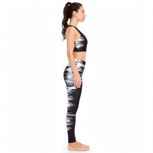 STAR SPEED Women's Solid 2Pcs <b>Gym</b> Fitness <b>Sets</b> Workout Scrunch Butt Open Back Sports Bra High Waist Leggings Seamless Yoga <b>Set</b> - Product Image 2