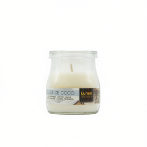 Coconut Scented Candle 100ml Glass Jar Home Decoration - Product Image 2