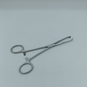 Pinza Quirúrgica Recta con Mecanismo de Trinquete para Tejido Intestinal, de Acero Inoxidable de Grado Médico, Tipo Judd-Allis - Product Image 3