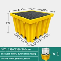 Palette anti-déversement IBC Palette anti-déversement en plastique pour fûts Fabriqué en Chine Prix Produits en plastique