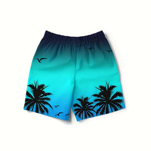 Quick Dry Breathable Sublimation Printing Custom <b>Board</b> Shorts with Pocket Men's Fashion Swim Jogging Shorts - Product Image 5