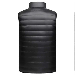 Gilet unisexe slim à col montant zippé, sans manches, uni, matelassé, réversible, imperméable, pour homme et femme, idéal pour l'hiver - Product Image 2