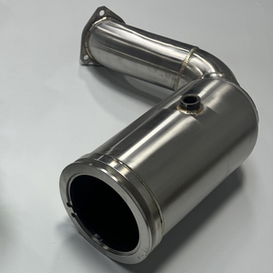 Downpipe ad alte prestazioni per Porsche <span class=keywords><strong>Cayenne</strong></span> Turbo <span class=keywords><strong>S</strong></span> E3 4.0T (2018 +) - 304 aggiornamento in acciaio inossidabile - Product Image 5