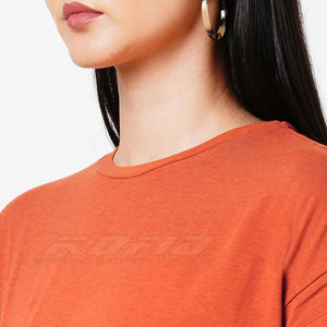 Camiseta Moderna para Mujer, Algodón Suave, Ajuste Cómodo, Estilo Casual para Uso Diario, Producción Personalizada OEM ODM - Product Image 5