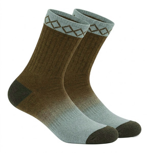 Men's Crew <b>Socks</b> Cotton Bamboo Fiber Solid Pattern Breathable Anti-Slip Autumn Casual Thick Red <b>Black</b> - Product Image 6