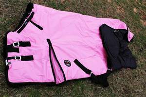 Couverture d'extérieur pour chevaux de haute qualité, personnalisable, imperméable, respirante, en nylon ripstop, produit équestre - Product Image 5