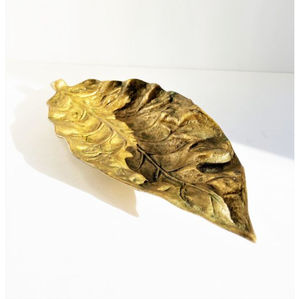 Plateau de service en métal en forme de feuille, aspect créatif, argenté brillant, décoratif, prix de gros, vente chaude - Product Image 5