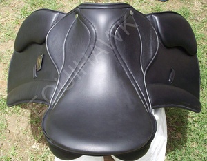 Selle anglaise la plus vendue selle de saut en cuir à siège souple pour le dressage de chevaux selle de course occidentale à prix abordable - Product Image 4