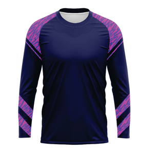 Maillots de gardien de but de football unisexes pour adultes, 100% polyester, respirants, légers, à séchage rapide, manches courtes, ensemble sportif - Product Image 4