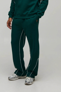 Chándal con Capucha Color Borgoña para Mujer, Manga Larga, Corte Holgado, Color Sólido, Ropa Casual de Otoño con Bolsillos Laterales, Algodón de Peso Medio - Product Image 4