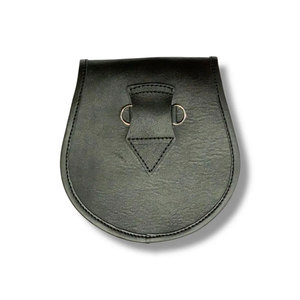 Tartán Escocés de Cuero Negro para Hombre, Hecho a Mano, de Alta Calidad, Accesorio Highland, Venta al Por Mayor 2026 - Product Image 5