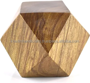 ถ้วยรางวัลและแผ่นโลหะแผ่นไม้ธรรมชาติสำหรับวางบนโต๊ะสำนักงานรูปทรงเพชรเป็นมิตรกับสิ่งแวดล้อม - Product Image 3