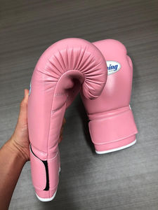 Wholesale Winning Leather Pink Boxing Gloves <b>Velcro</b> Best Seller High Quality Custom Logo for Closure Boxing Sparring Gloves - Product Image 5