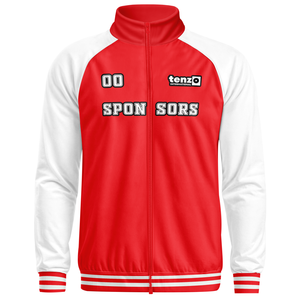 Sublimation Heat Transfer Polyester Track Jacket Full Zip Customized Team Name Player Number Colors Sizes OEM ODM - Product Image 4