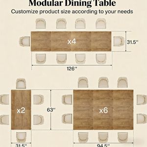 Tavolo da Pranzo Solido Ovale Assemblato con Motivo Rettangolare in Pietra Sinterizzata Effetto Marmo - Product Image 4