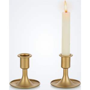 Élégant Porte-Bougie Double Conique en Métal Chromé Poli Argenté, Centre de Table de Mariage, Support de Bougie en U pour Événements Hôteliers - Product Image 4