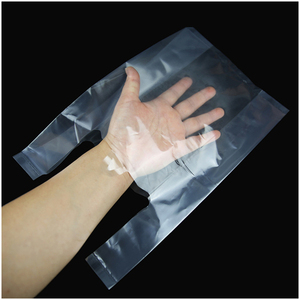 Wholesale Cheap Strong Durable Exquisite Packaging Custom Tailored Production Reusable Clear Compostable Shopping T-shirt <b>Bag</b> - Product Image 3