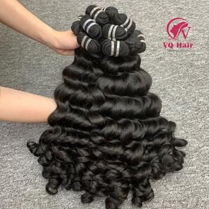 Vente en gros d'extensions de cheveux humains vierges 100% blond droit cuticule alignée faisceaux de cheveux doublement étirés - Product Image 1