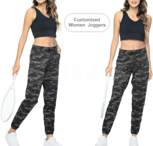 Pantalon de jogging personnalisé pour femme, taille haute, coupe ajustée, extensible, pour l'entraînement sportif, la gym, le fitness et le travail - Product Image 6