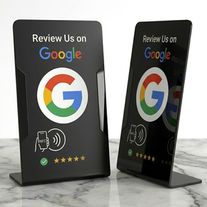 Carte NFC Google Review : Support de réflexion numérique avec QR code activé par le simple passage – Optimisez votre réputation pour la croissance de votre entreprise - Product Image 2
