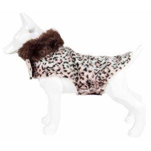 Abrigo de Lujo para Perro con Patrón de Guepardo, Chaqueta de Visón, Ropa Elegante para Mascotas - Product Image 5