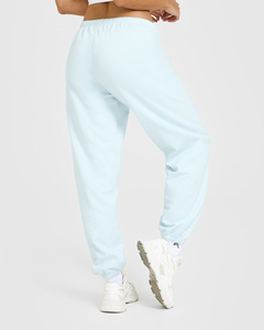Pantalones Deportivos de Pierna Recta Ligeros para Mujer, de Alta Demanda para Invierno, Felpa de Rizo, 100% Algodón, Ecológicos, Suaves, con Cordón Ajustable - Product Image 5