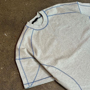 T-shirt Premium Homme Coupe Droite 100% Polyester Design Minimaliste Décontracté Streetwear Respirant Lourd Tricoté sur le Devant - Product Image 2