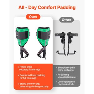 Heavy Duty Steel Tree <b>Climbing</b> Spikes Set 350 Lbs Load Capacity Height-Adjustable Gear Straps Spike Protectors for Fruit Picking - Product Image 4