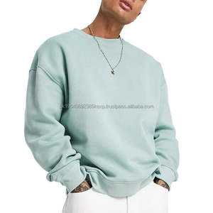 Sudadera de invierno para hombre con cuello redondo bordado personalizado 70%, jerséis orgánicos de talla grande para hombre, sudaderas con capucha, envío DDP - Product Image 2