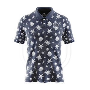 Camiseta Polo Casual para Hombre, Tallas Grandes, Personalizada, Tejido Jersey Transpirable con Logotipo Impreso por Sublimación - Product Image 2
