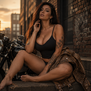 Gilet de moto en cuir premium personnalisé 2026, respirant, avec fermeture éclair, coupe ajustée vintage, pour femme - Product Image 6