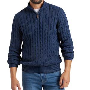 Customizable Top Quality Wool Unisex Knitted <b>Cardigan</b> Sweater <b>Men</b> Knitted Sweater <b>Long</b> Sleeve Knitwear Winter <b>Cardigan</b> Knit - Product Image 3