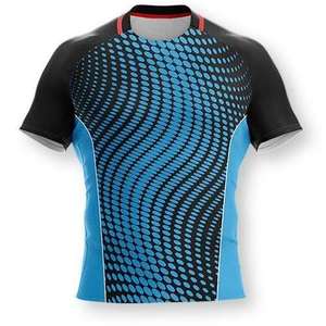 Maillot de rugby professionnel de haute qualité, respirant et à séchage rapide, uniforme personnalisé, vente en gros, ensembles de maillots par sublimation, vêtements de football - Product Image 2