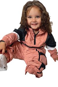 Conjunto de 2 Piezas de Chaqueta y Pantalón Deportivo Impermeable para Niñas y Mujeres, Forro Polar de Poliéster Grueso y Transpirable, con Cierre - Product Image 3