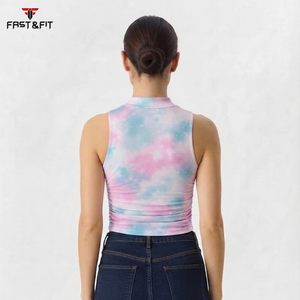 Nuevo Diseño, Chaleco de Color Sólido sin Mangas, Corte Ajustado, para Yoga, Moda Femenina, Camisetas Deportivas, Hecho en Pakistán - Product Image 2