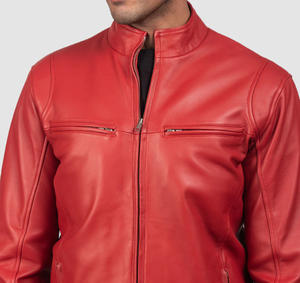 แจ็คเก็ตหนังแท้กันน้ำ คอตั้ง แฟชั่นฤดูใบไม้ร่วง-ฤดูหนาว สำหรับทุกเพศ สวมใส่ได้ทั้งแบบลำลองและเป็นทางการ เหมาะสำหรับกิจกรรมกลางแจ้ง - Product Image 5