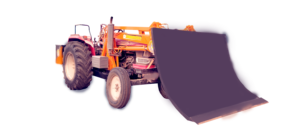 Tractor de rueda duradera 4WD Máquina niveladora de bulldozer delantera hidráulica Motor de 55HP para uso industrial agrícola al mejor precio bajo - Product Image 2