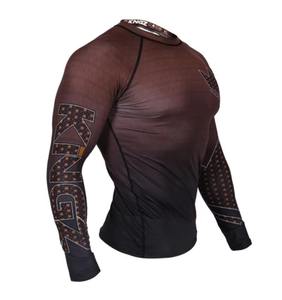 Rashguard Blanco y Negro para Entrenamiento Profesional de BJJ, Rashguard de Manga Corta para Hombre y Mujer, Marca Kingz - Product Image 1