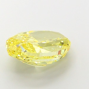 Diamante Amarillo Intenso de Corte Ovalado de 6.01 Quilates, Excelente Pulido, Claridad VS2, Piedra Preciosa Brillante Cultivada en Laboratorio - Product Image 1