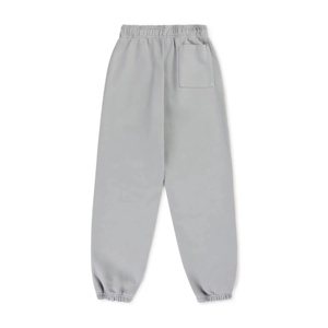 Pantalones Deportivos Casuales Delgados de Felpa con Cordón Ajustable, Color Sólido, 400GSM, Personalizables con Bordado - Product Image 2