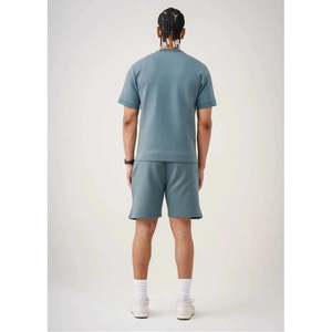 Ensemble de t-shirt et short pour homme de qualité professionnelle, tenue de sport pour la salle de sport, entraînement, tissu respirant, fabricant OEM - Product Image 4