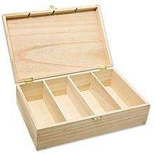 Boîte à épices rectangulaire en bois de qualité supérieure avec 6 compartiments pour les commandes en gros, boîtes en bois - Product Image 4