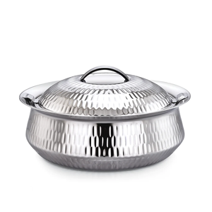 Olla de acero inoxidable para cocinar, utensilios de cocina artesanales de la India, cacerola con asa - Product Image 4