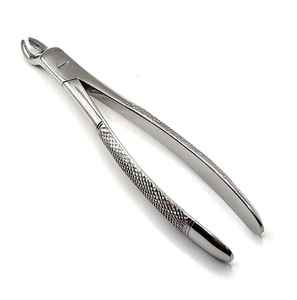 Pinces d'extraction dentaire BK Industries, argentées, à poignée moletée, instrument chirurgical manuel de classe I, certifié CE, 12 positions de mâchoires - Product Image 3