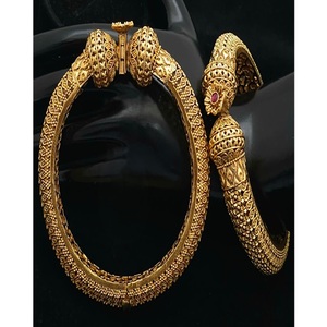 Éclat Étonnant : Bracelets Ouvertables en Or Plaqué de Qualité Supérieure avec Moissanite, Deux Pièces, pour Femme, Idéal pour Mariage - Product Image 1