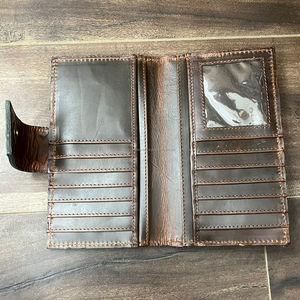 Nuevo Conjunto elegante de dos piezas a la moda para mujer, bandolera con flecos de cuero de vaca a mano, bolso Firnge con cartera plegable larga - Product Image 6