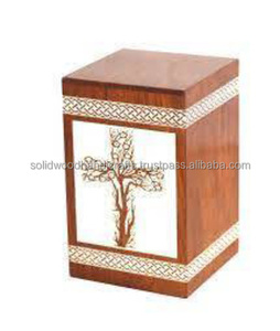 Urnes funéraires en bois pour adultes Urnes funéraires Urnes funéraires Taille personnalisée Fournitures funéraires - Product Image 1