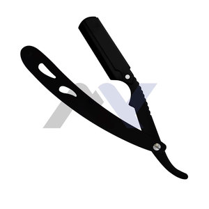 Navaja de Barbero Profesional Tradicional de Hoja Recta - Shavette de Alta Calidad para Salón, Afeitado Preciso - Product Image 1